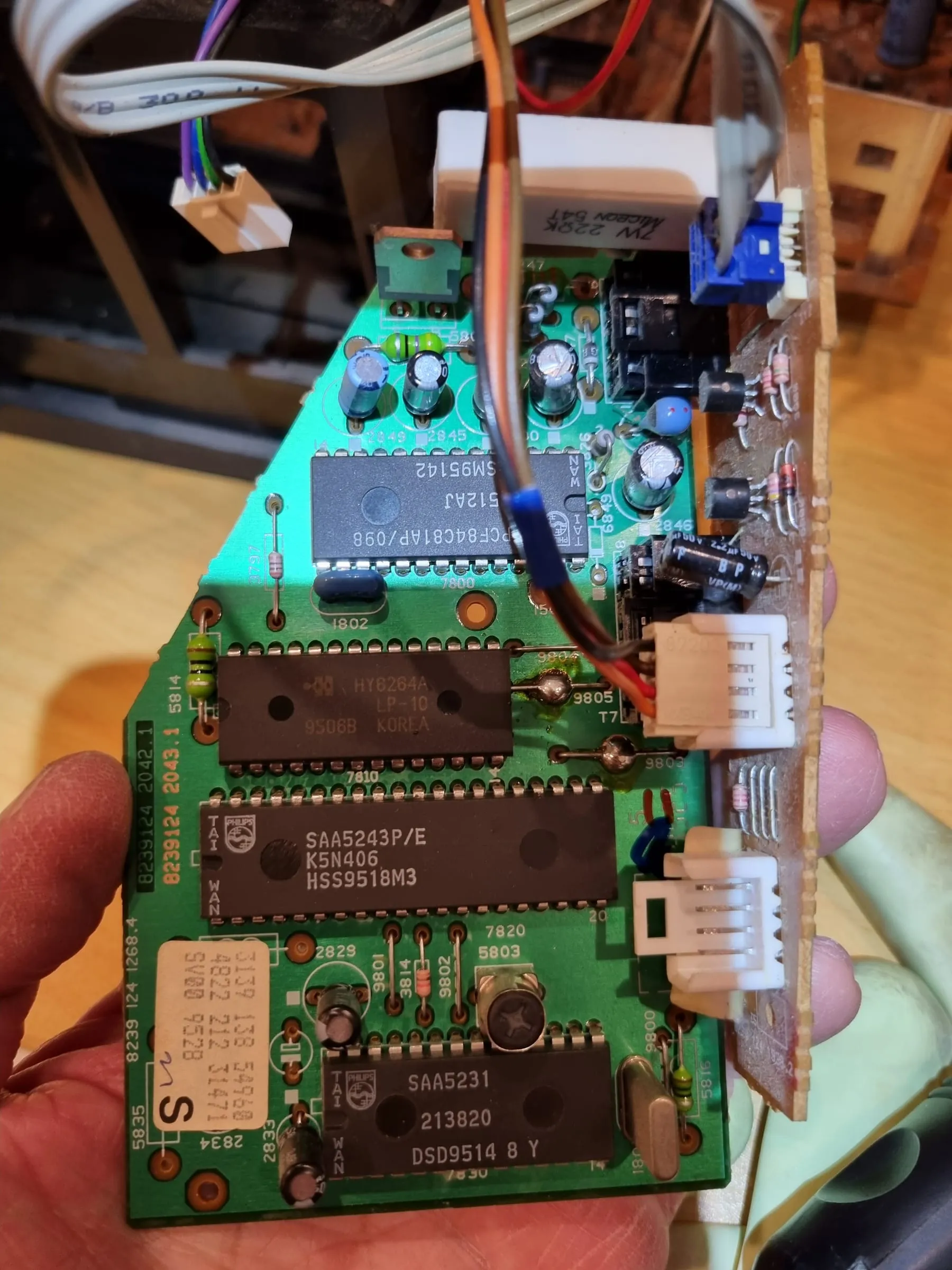 Teletext board, not interested, but that's one of the reason a RGB input available on this unit